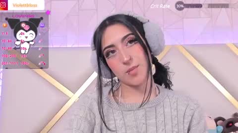 Snapshot of violettbloss chatting on January 28, 2025, 12:36 am Violeta online show from January 28, 2025, 12:36 am