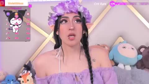 Snapshot of violettbloss chatting on January 30, 2025, 9:36 pm Violeta online show from January 30, 2025, 9:36 pm