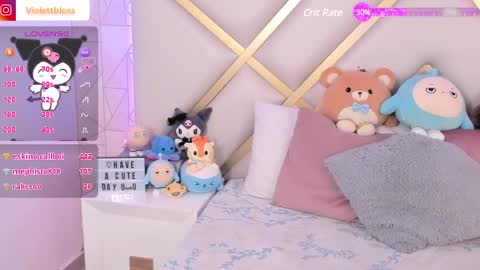 Snapshot of violettbloss chatting on February 6, 2025, 3:48 am Violeta online show from February 6, 2025, 3:48 am