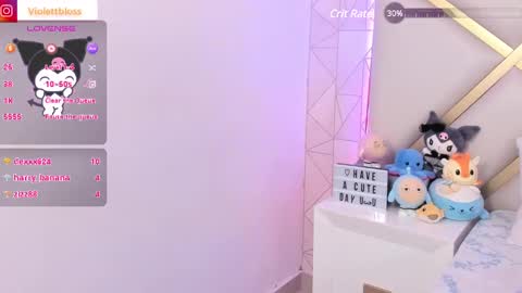 Snapshot of violettbloss chatting on February 7, 2025, 3:34 am Violeta online show from February 7, 2025, 3:34 am