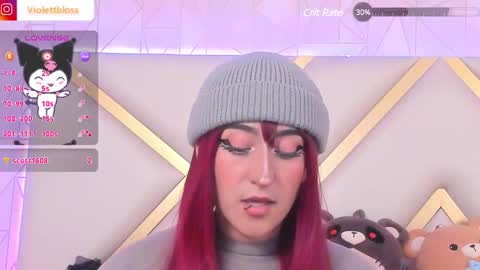 Snapshot of violettbloss chatting on February 12, 2025, 9:11 pm Violeta online show from February 12, 2025, 9:11 pm