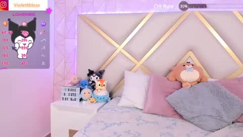 Snapshot of violettbloss chatting on February 14, 2025, 3:54 am Violeta online show from February 14, 2025, 3:54 am