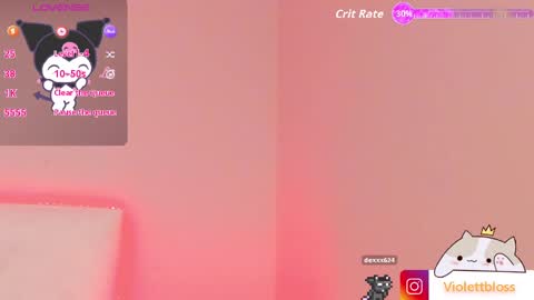 Snapshot of violettbloss chatting on September 11, 2025, 3:17 am Violeta online show from September 11, 2025, 3:17 am