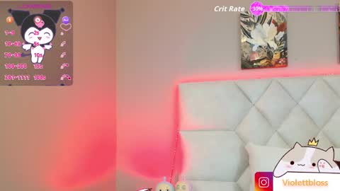 Snapshot of violettbloss chatting on October 1, 2025, 3:34 am Violeta online show from October 1, 2025, 3:34 am