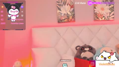 Snapshot of violettbloss chatting on October 10, 2025, 3:27 am Violeta online show from October 10, 2025, 3:27 am