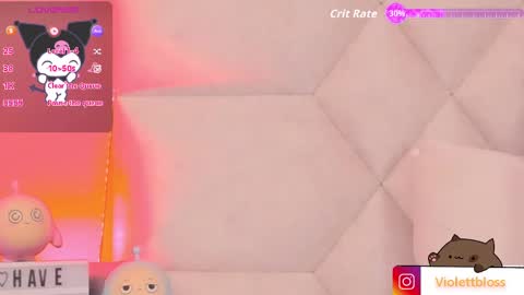 Snapshot of violettbloss chatting on October 16, 2025, 3:18 am Violeta online show from October 16, 2025, 3:18 am