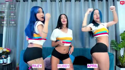 Snapshot of wetnaughtygirls chatting on May 10, 2026, 2:17 am MY TEAM RUBBYAPRILRILEY online show from May 10, 2026, 2:17 am