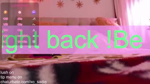 Xo Sadie online show from March 24, 2026, 4:39 am