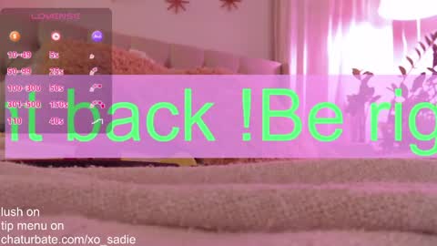 Xo Sadie online show from May 3, 2026, 6:19 am