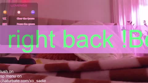 Xo Sadie online show from June 1, 2026, 7:21 am
