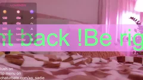 Xo Sadie online show from June 23, 2026, 7:17 am