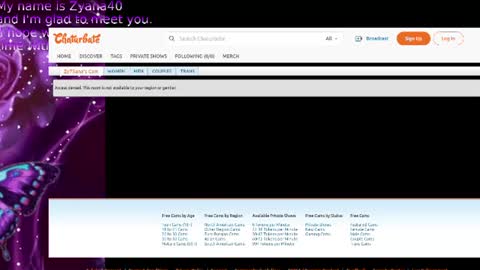 Snapshot of zy75ana chatting on July 18, 2026, 4:55 pm KissmemyLove online show from July 18, 2026, 4:55 pm