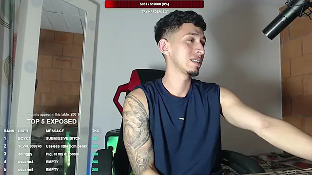 stevenSEX123 online show from July 24, 2026, 8:18 pm