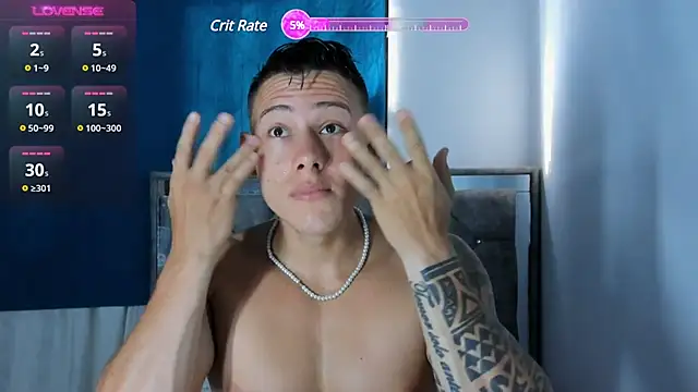 Muscle King Cum online show from February 3, 2025, 1:08 pm