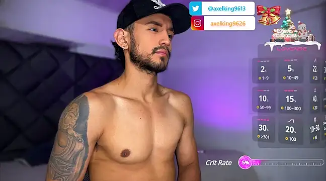 Snapshot of AxelKing1326 chatting on December 9, 2024, 10:52 pm AxelKing1326 online show from December 9, 2024, 10:52 pm