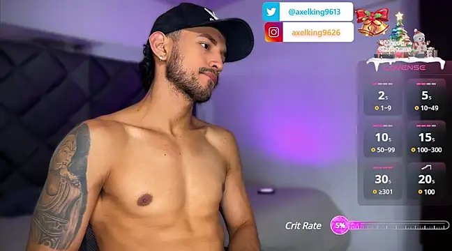 Snapshot of AxelKing1326 chatting on December 22, 2024, 9:42 pm AxelKing1326 online show from December 22, 2024, 9:42 pm