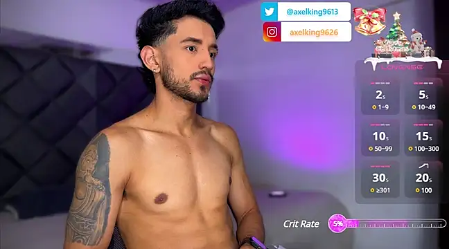 Snapshot of AxelKing1326 chatting on December 25, 2024, 7:34 pm AxelKing1326 online show from December 25, 2024, 7:34 pm