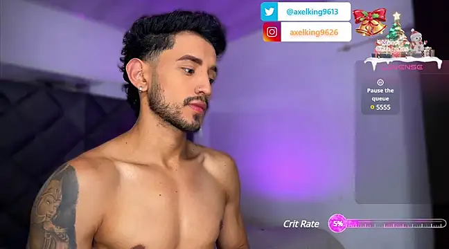 Snapshot of AxelKing1326 chatting on December 26, 2024, 9:26 pm AxelKing1326 online show from December 26, 2024, 9:26 pm