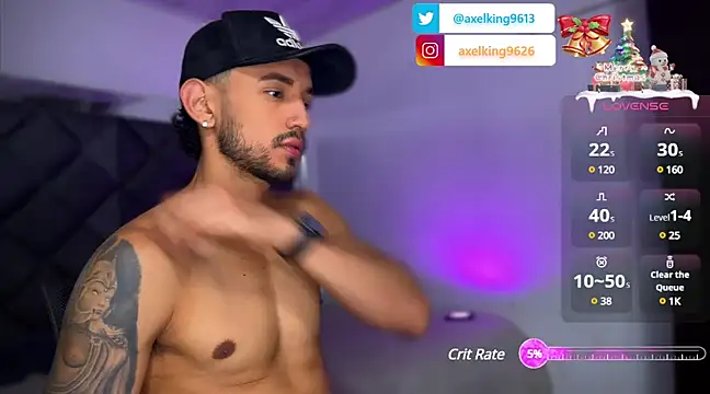 Snapshot of AxelKing1326 chatting on December 27, 2024, 9:54 pm AxelKing1326 online show from December 27, 2024, 9:54 pm