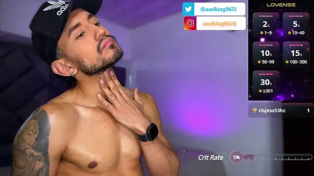 Snapshot of AxelKing1326 chatting on January 7, 2025, 1:06 am AxelKing1326 online show from January 7, 2025, 1:06 am