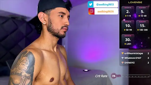 Snapshot of AxelKing1326 chatting on February 13, 2025, 1:08 am AxelKing1326 online show from February 13, 2025, 1:08 am