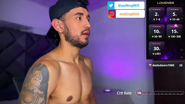 Snapshot of AxelKing1326 chatting on March 9, 2025, 12:53 am AxelKing1326 online show from March 9, 2025, 12:53 am