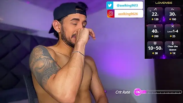 Snapshot of AxelKing1326 chatting on March 17, 2025, 10:38 pm AxelKing1326 online show from March 17, 2025, 10:38 pm