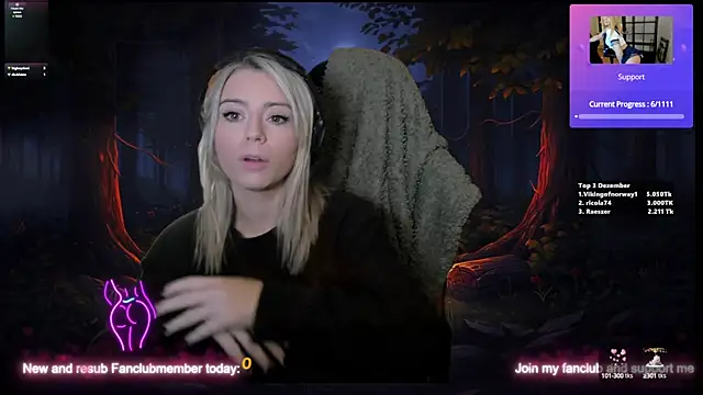 Lisaonthemoon online show from December 15, 2024, 10:15 pm