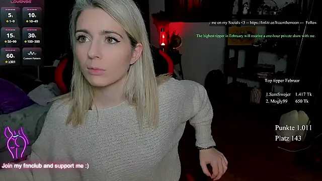 Lisaonthemoon online show from February 5, 2026, 9:41 pm