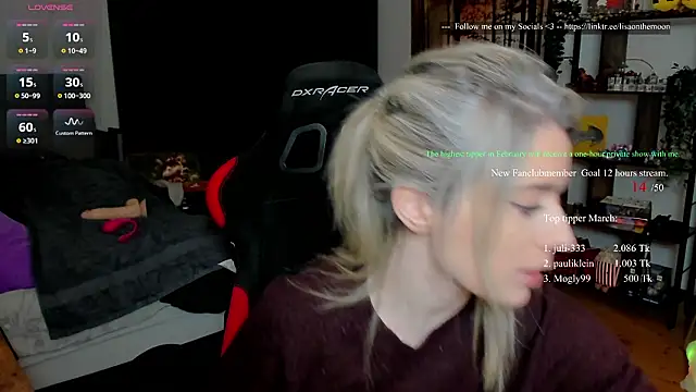 Lisaonthemoon online show from March 6, 2026, 5:20 pm