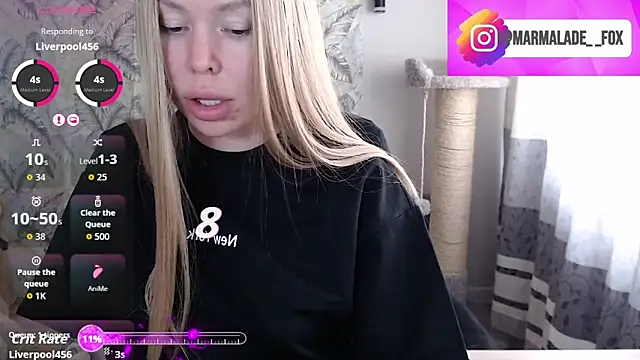 Marmalade Fox online show from March 28, 2026, 7:19 am