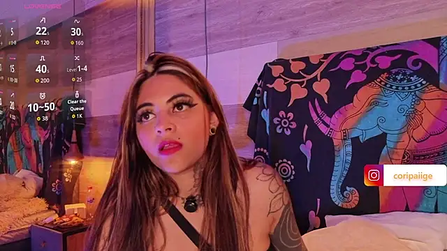 Cori Paige online show from March 12, 2026, 10:38 pm