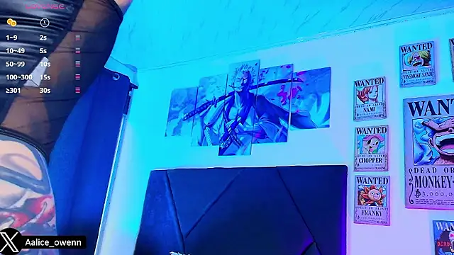 Aliceowenn online show from January 13, 2026, 8:03 pm