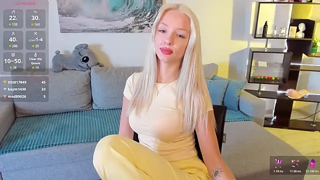 AleksaBlonde online show from June 10, 2026, 5:28 am