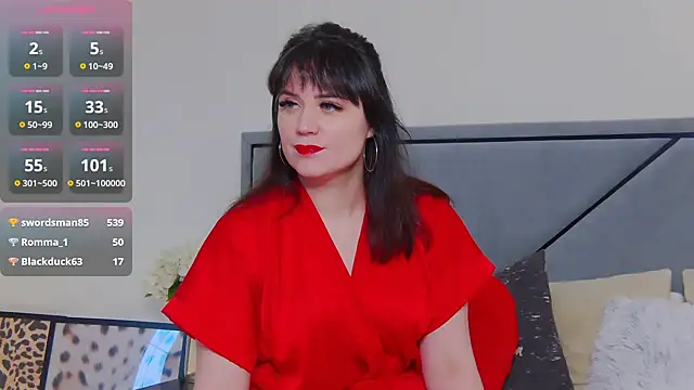 BellaHillss online show from February 14, 2025, 2:33 pm