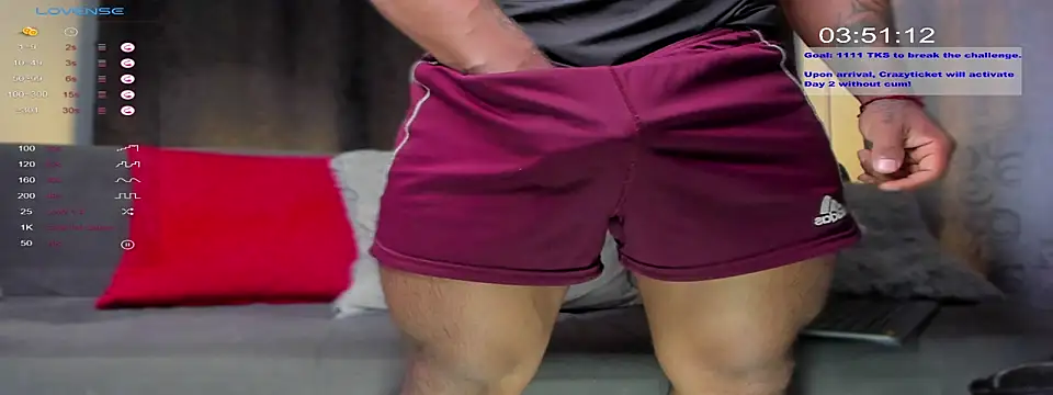 Couple muscle1 online show from February 4, 2025, 2:43 pm