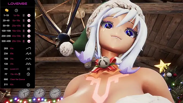 Snapshot of ElfieLove chatting on December 6, 2024, 6:06 pm ElfieLove online show from December 6, 2024, 6:06 pm