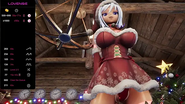 Snapshot of ElfieLove chatting on December 8, 2024, 6:17 pm ElfieLove online show from December 8, 2024, 6:17 pm