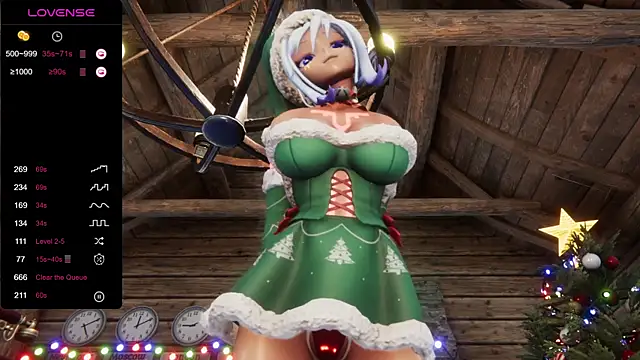 Snapshot of ElfieLove chatting on December 11, 2024, 6:20 pm ElfieLove online show from December 11, 2024, 6:20 pm