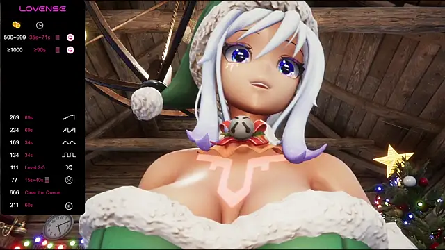 Snapshot of ElfieLove chatting on December 19, 2024, 6:23 pm ElfieLove online show from December 19, 2024, 6:23 pm