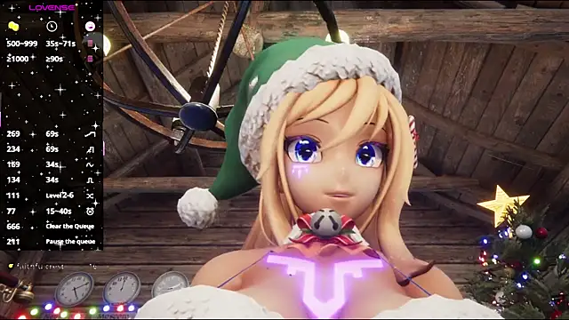 Snapshot of ElfieLove chatting on December 5, 2025, 6:15 pm ElfieLove online show from December 5, 2025, 6:15 pm