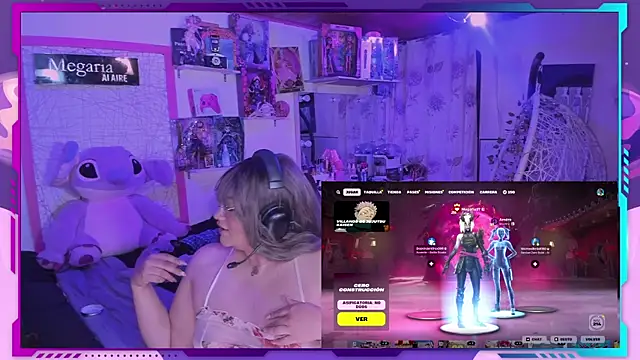 MegariaB online show from February 8, 2025, 7:37 am