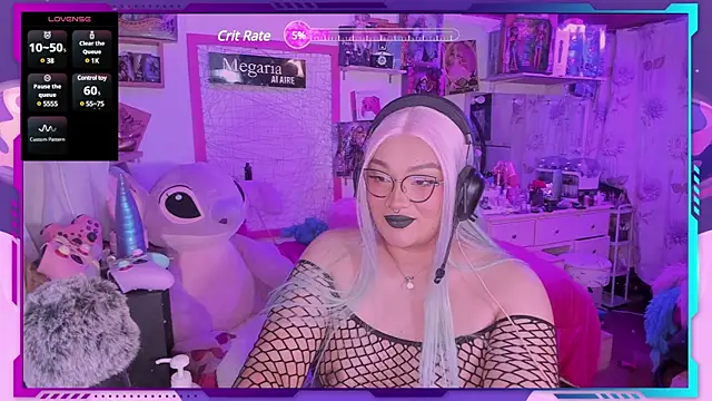 MegariaB online show from February 14, 2025, 4:26 am