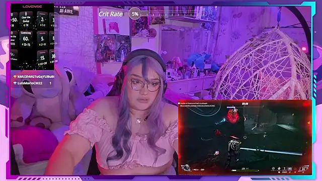 MegariaB online show from February 27, 2025, 7:44 am