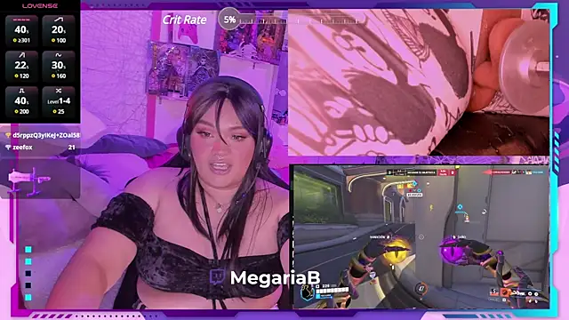 MegariaB online show from March 10, 2025, 7:42 am