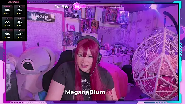 MegariaB online show from March 17, 2025, 4:40 am