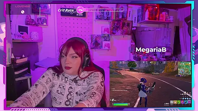 MegariaB online show from October 19, 2025, 4:24 am