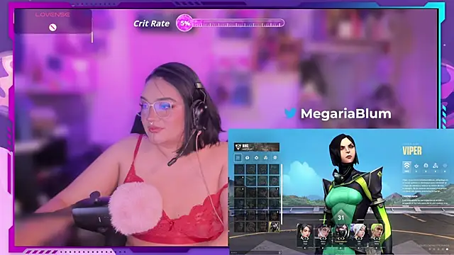 MegariaB online show from December 16, 2025, 4:39 am