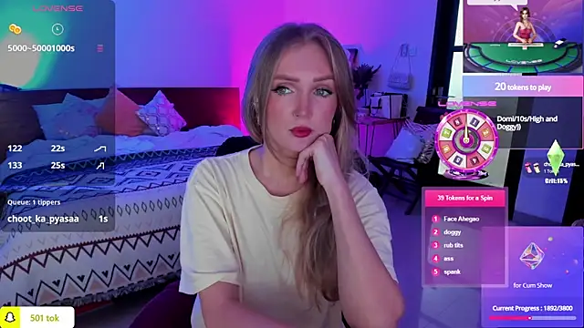 PrincessVS online show from February 3, 2025, 3:53 am