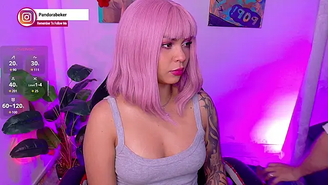 Snapshot of pandorabeker chatting on February 25, 2026, 7:34 pm pandorabeker online show from February 25, 2026, 7:34 pm